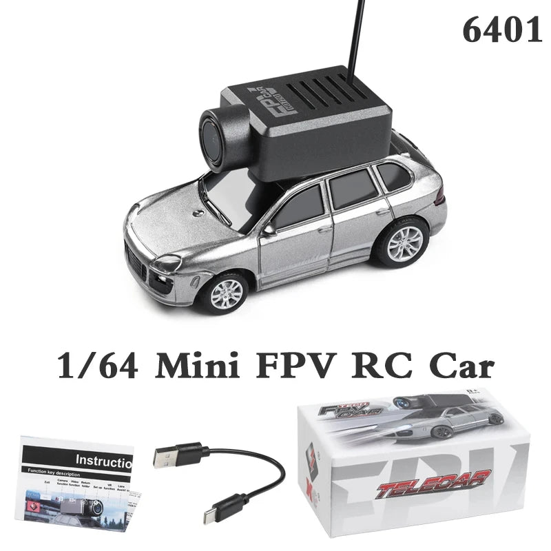 Mini Coche Teledirigido WLtoys 1:64 - Cámara FPV HD y Control por App