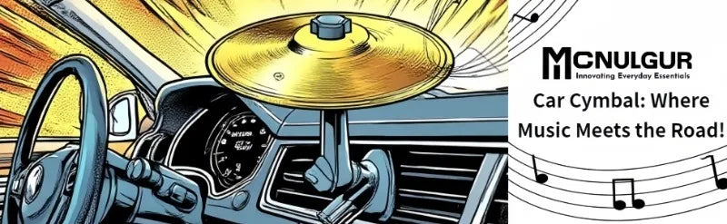 Mini Batería Musical para Rejilla de Coche - Decoración Móvil y Divertida