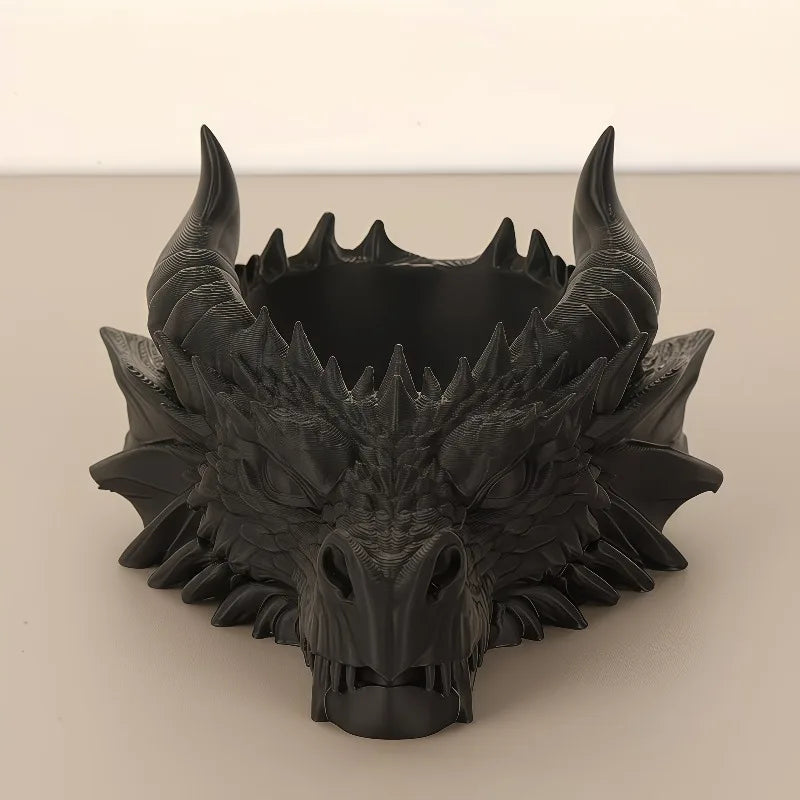 Organizador de Joyas y Decoración Cabeza de Dragón Gótico