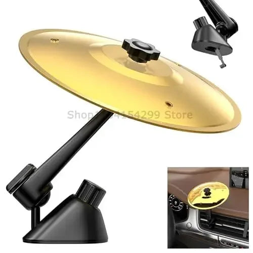 Mini Batería Musical para Rejilla de Coche - Decoración Móvil y Divertida