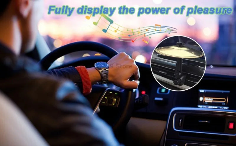 Mini Batería Musical para Rejilla de Coche - Decoración Móvil y Divertida