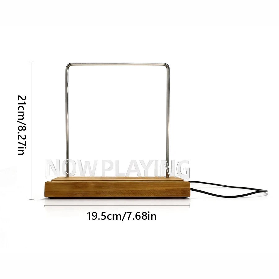 Soporte Luminoso para Discos de Vinilo con Luz LED
