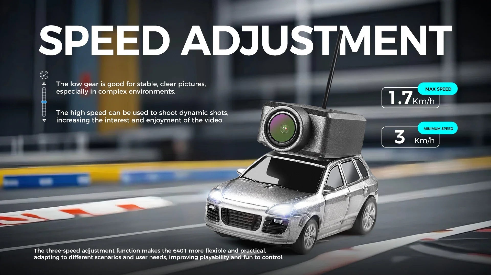 Mini Coche Teledirigido WLtoys 1:64 - Cámara FPV HD y Control por App