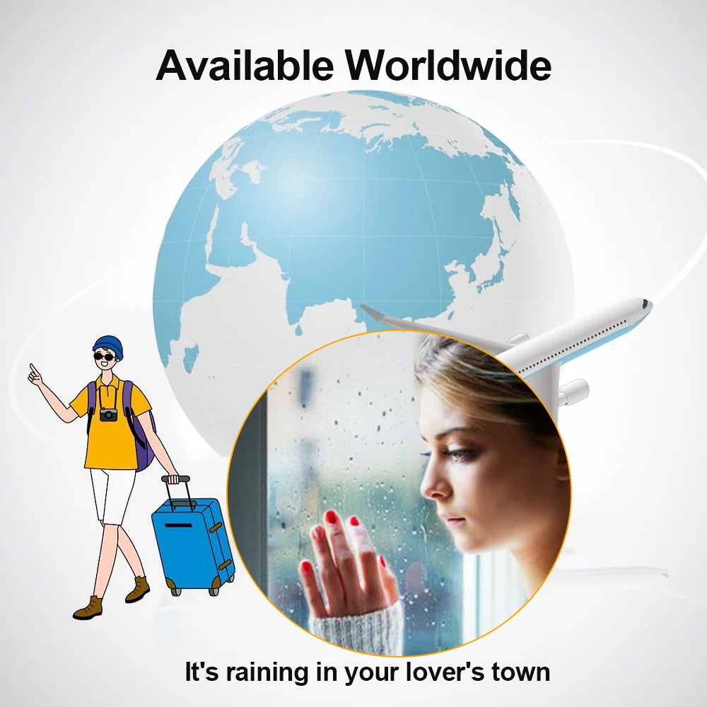 Estación Meteorológica Inteligente WiFi con Pantalla Animada