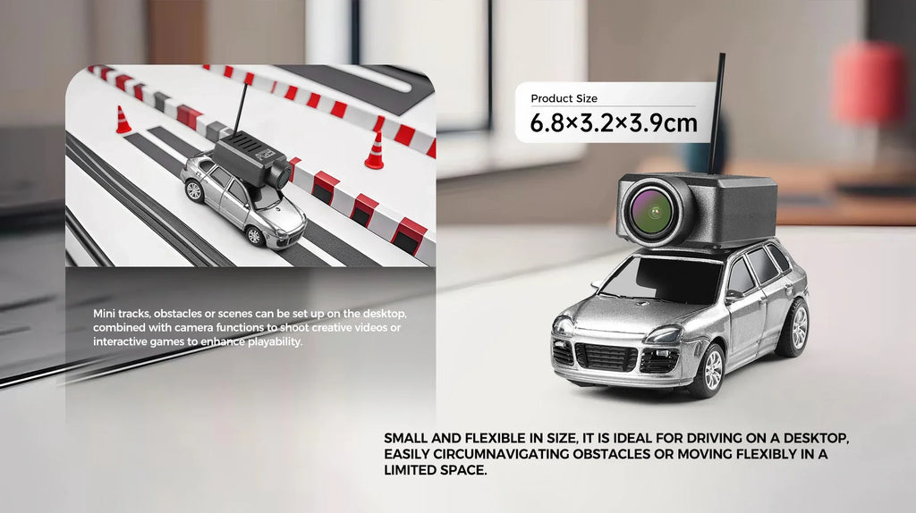 Mini Coche Teledirigido WLtoys 1:64 - Cámara FPV HD y Control por App
