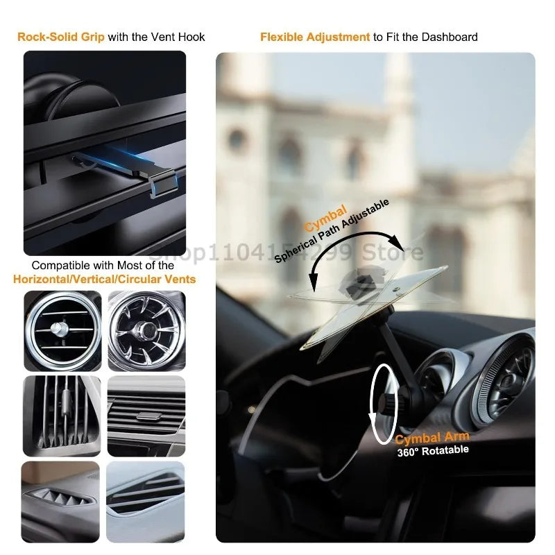 Mini Batería Musical para Rejilla de Coche - Decoración Móvil y Divertida